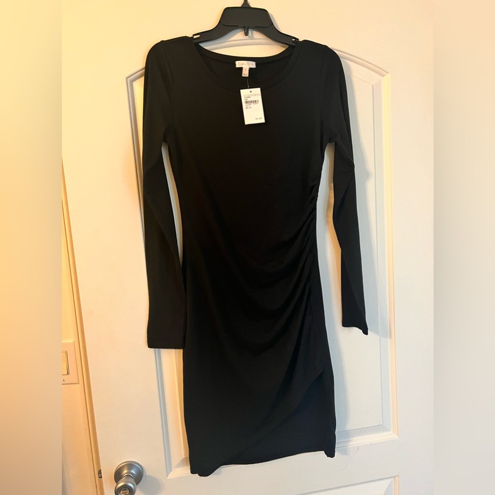 Black Leith bodycon dress